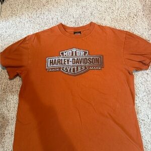 Harley-Davidson Men's Orange T-Shirt